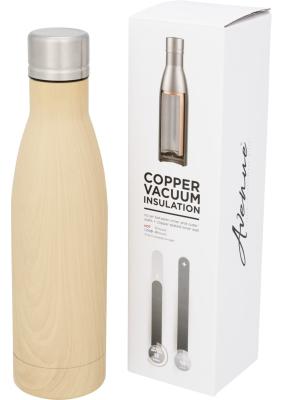 Vasa 500 ml wood-look copper vacuum insulated bottle