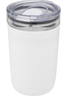 Bello 420 ml glass tumbler with recycled plastic outer wall