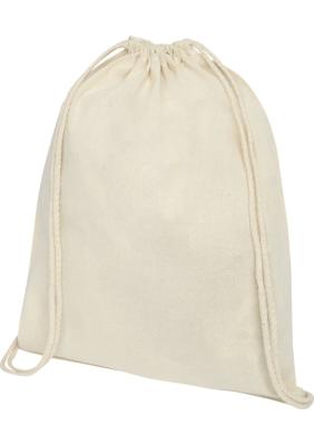 Oregon 100 g/m² cotton drawstring bag 5L