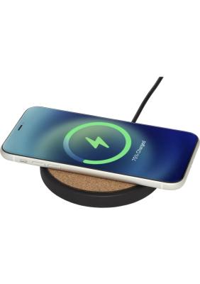 Kivi 10W limestone/cork wireless charging pad