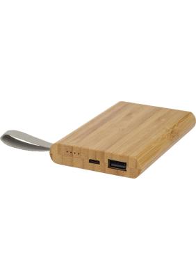 Tulda 5000 mAh bamboo power bank