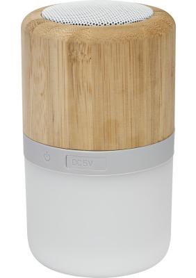 Aurea bamboo Bluetooth® speaker with light 