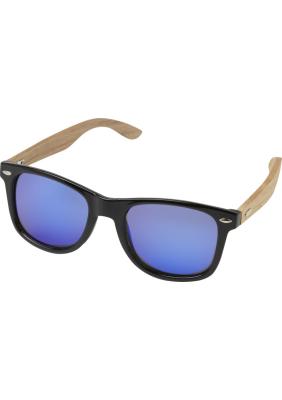 Hiru rPET/wood mirrored polarized sunglasses in gift box