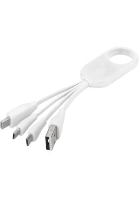 Troup 4-in-1 charging cable with type-C tip