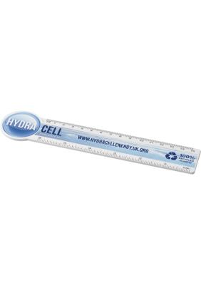 Tait 15 cm circle-shaped recycled plastic ruler 