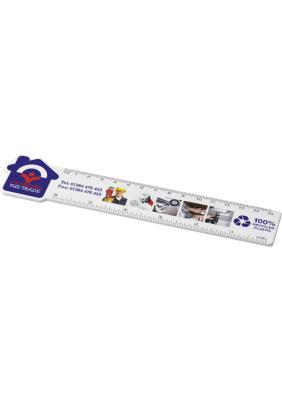 Tait 15 cm house-shaped recycled plastic ruler