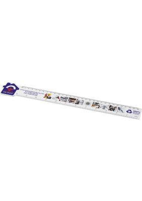 Tait 30cm house-shaped recycled plastic ruler