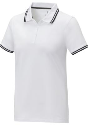 Amarago short sleeve women's tipping polo